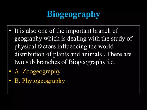 Branches of physical geography | PPTX