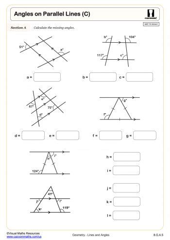 Image result for Transversal Angles Worksheet.pdf