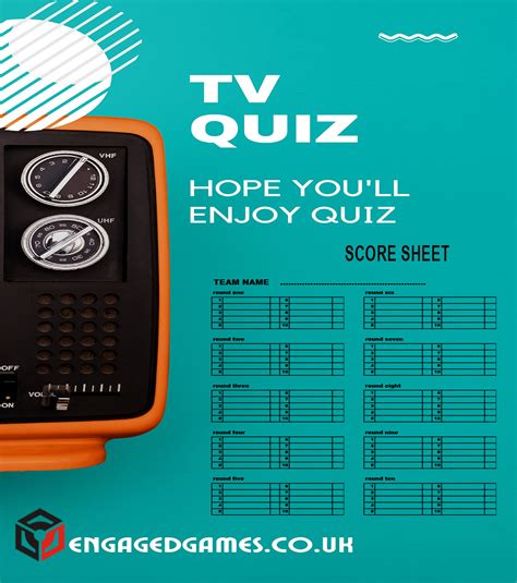 TV Trivia Quiz – Test Your TV Show Knowledge | Engaged Games
