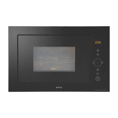 Elica Built-In Microwave Black Glass – Decure.in