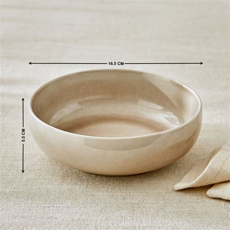 Buy Cadenza Muskmelon Stoneware Cereal Bowl - 660ml from Home Centre at ...