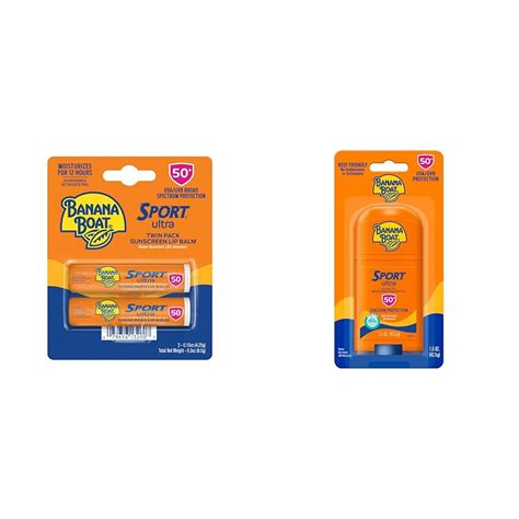 Banana Boat Sport Ultra SPF 50 Lip Sunscreen Twin India | Ubuy