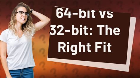 Is 64-bit always better than 32-bit? - YouTube