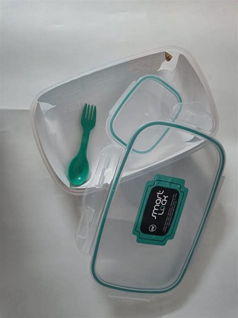 3835 Locked Container Plastic Lunch Box With Spoon (1200) – Amd-Deodap