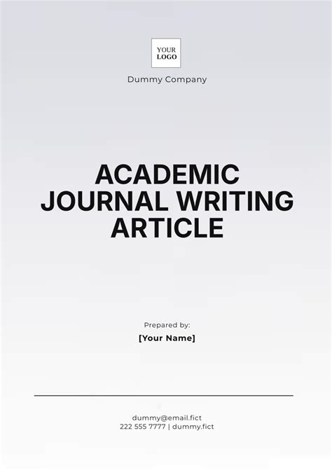 Image result for Journal Article Format