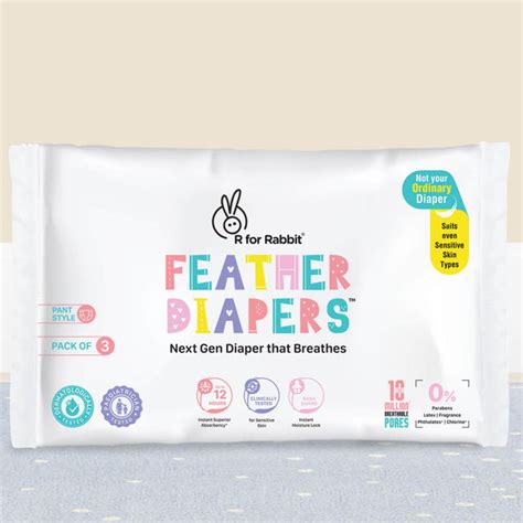 R for Rabbit Baby Diapers And Baby Wipes | Feather Diaper