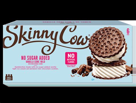 No Sugar Added Vanilla Gone Wild Ice Cream Sandwich | Official Skinny Cow®