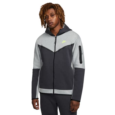 Nike Tech Fleece Vest Light Grey Dark Grey Yellow - KNVBshop.nl