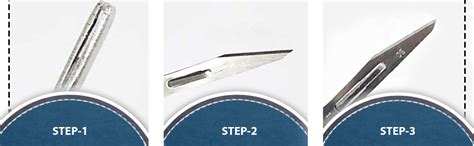 Vadda Bai High Carbon Steel 50 Blades #11 With 2 Handle, Individually ...