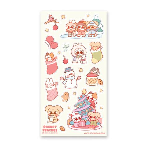 STICKII - Christmas Cuties Sticker Sheet – Little Craft Place