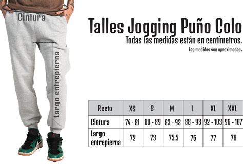 Jogging con Puño Colo 100% Algodón y Bolsillos
