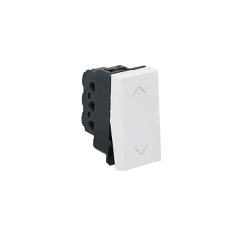 Legrand Arteor 6A 2 Way Square White Switch With Indicator, 5734 02 ...