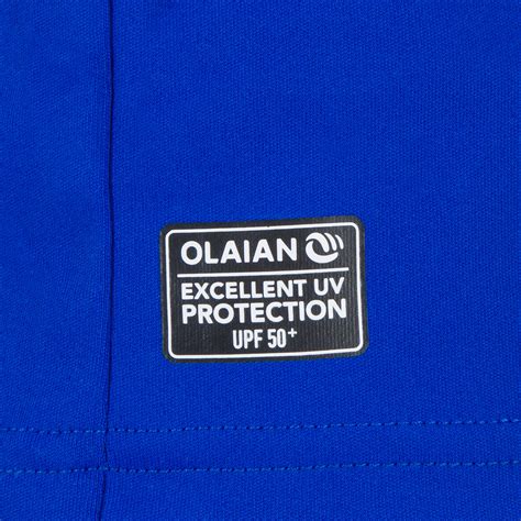 Men Surfing Rash Guard Half Sleeve Blue