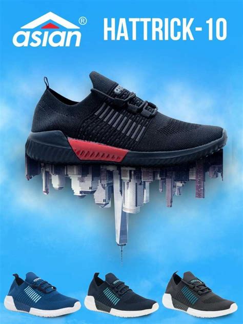 Asian Brand Men's Hattrick-10 Laced Sports Shoes (Grey) :: RAJASHOES