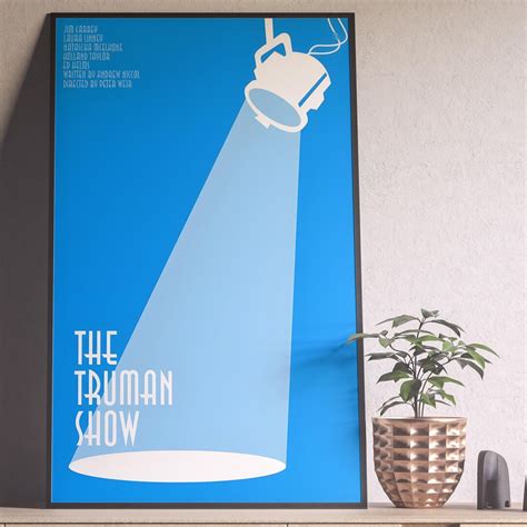 The Truman Show Poster, the Truman Show Movie Poster, Peter Weir, Movie ...