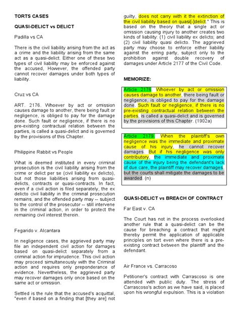 Torts Cases Examples 的图像结果