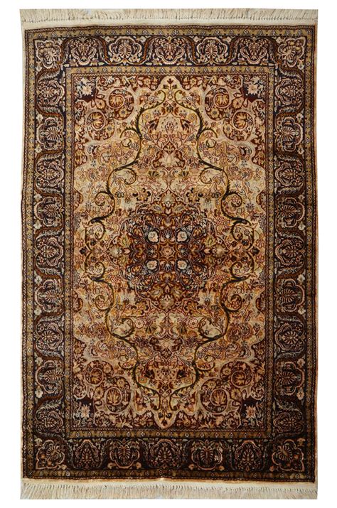 Antique Silk Handknotted Rug by The Rugs Story
