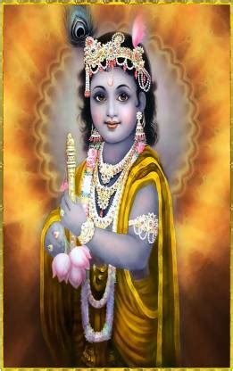 Bal Krishna Poster for Room Paper Print - Religious posters in India ...