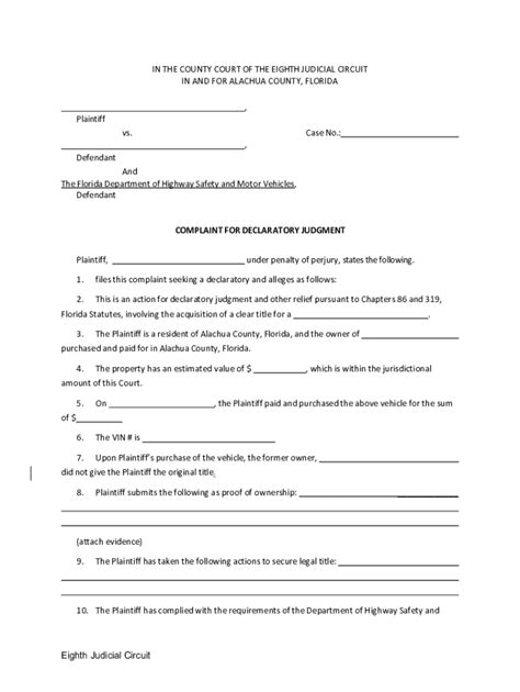 Sample Declaratory Judgment 的图像结果