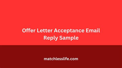 Offer Letter Acceptance Email 的图像结果