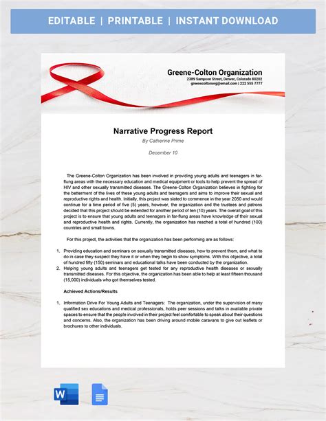 Image result for Narrative Report Example