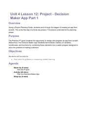 Image result for Lesson 12 Project Decision Maker App Tutorial