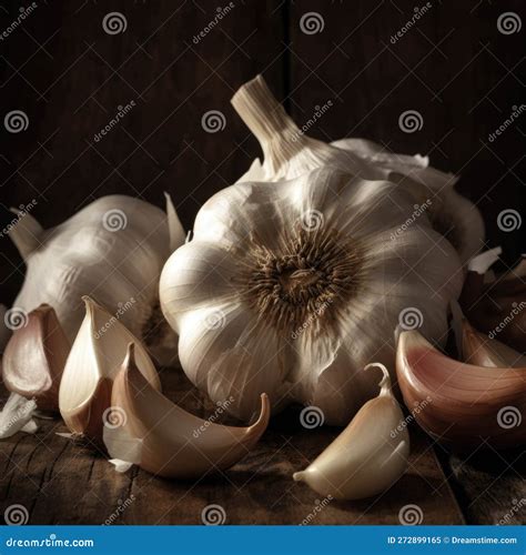 Examining the Evidence Does Eating Raw Garlic really Help with a Cold . AI Generation Stock ...