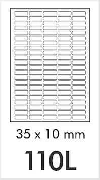 NovaJet MPL 110 Labels (Per A4 Size Sheet) Multi Purpose Self Adhesive ...