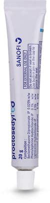Proctosedyl Bd Cream: Uses, Side Effects, Price, Dosage & More Info ...