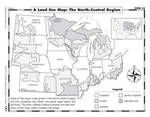 A Land Use Map The North Central Region - Fill Online, Printable ...
