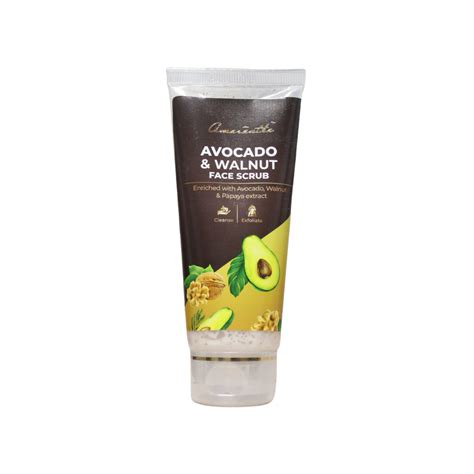Buy Avocado & Walnut Face Scrub 50ml Online - Ayush Care