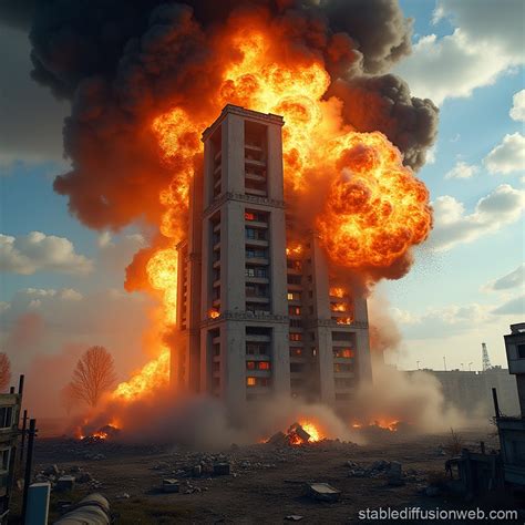 Image result for Exploding Building Poster