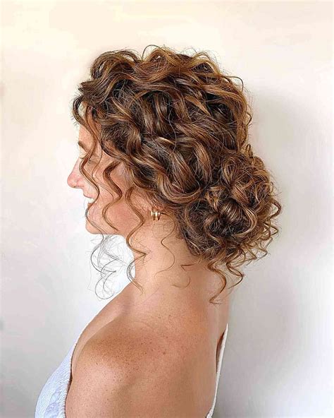 33 Easy & Cute Curly Hair Updos in Trending in 2025 | Curly hair up ...