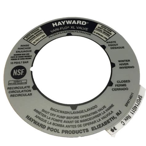 Haywardmultiport Valve Position Label | Desertcart INDIA