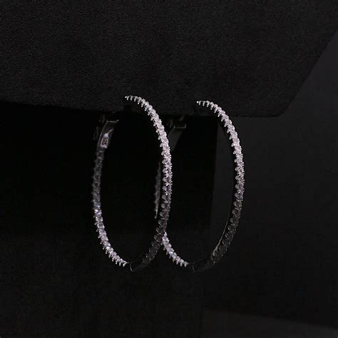 Silver Emery Hoops – SilverbyHM