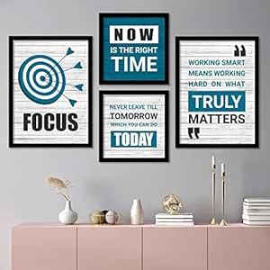kotart Wood - Motivational Quotes Framed Posters For Decoration - Wall ...