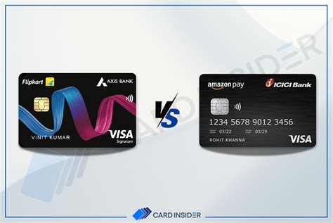 Flipkart Axis Bank Credit Card Vs Amazon Pay ICICI Credit Card