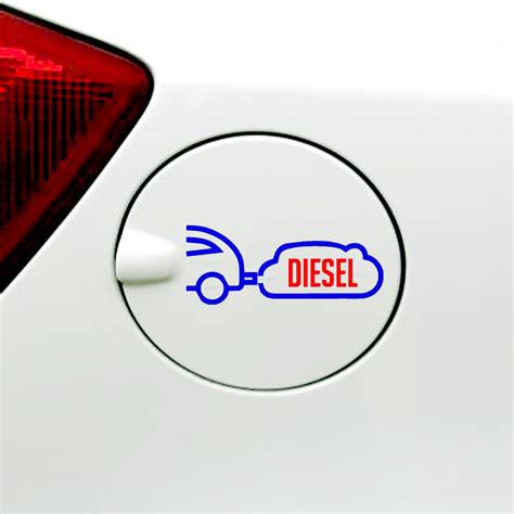 indnone® Smoke Diesel Sticker for Car Sticker Stylish Vinyl Decal ...