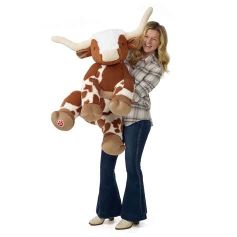 Build A Bear Giant Longhorn Cow Stuffed Animal | Hamilton Place