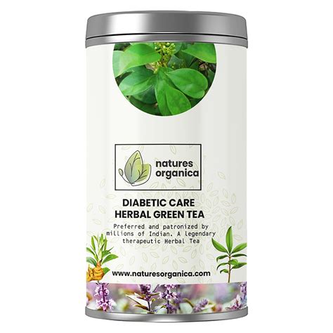 Natures Organica Diabetic Care Green Tea 100g | Herbal Anti-Diabetic ...