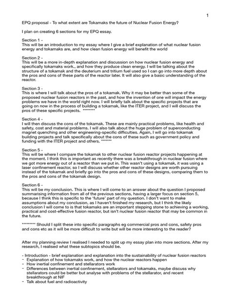 Image result for Epq Essay Structure Examples