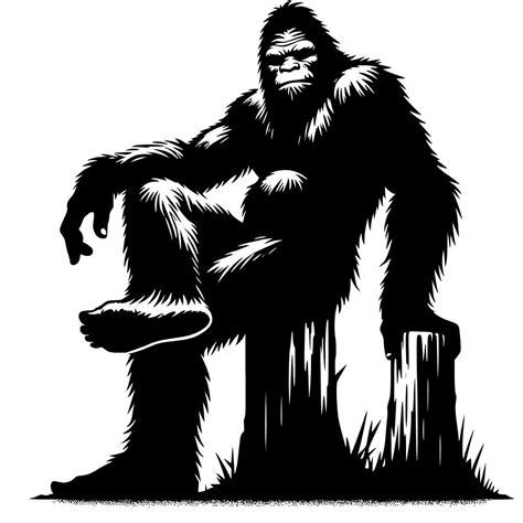 Bigfoot 6 svg bigfoot svg sasquatch svg bigfoot clipart bigfoot files for cricut bigfoot cut ...