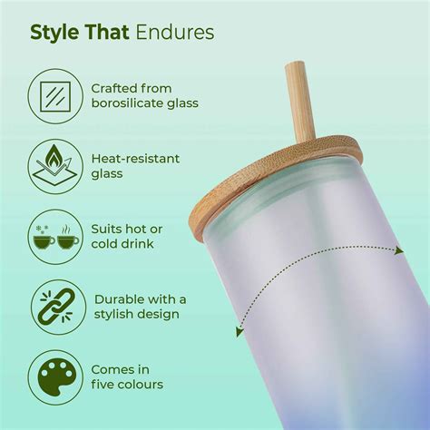Now BUY 1 GET 1: ECO LYTE Gradient Glass Sipper 600ml Online by IMECO ...