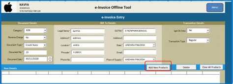 Steps to generate e-Invoices using GePP facility on the IRP