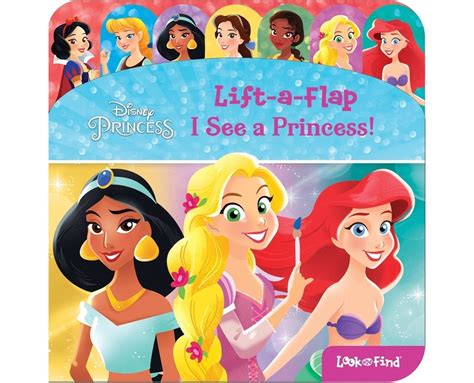 Buy Disney Princess - I See A Princess! Lift-A-Flap Look and Find Board ...