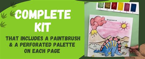 PepPlay Dinosaur Coloring Activity, Color Using Paints & Numbers, Mess ...