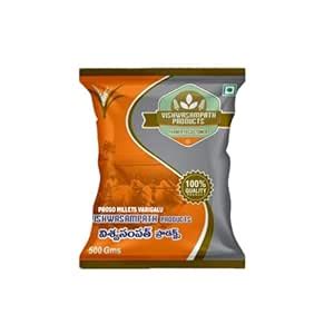 Proso Millets Varigalu, 500g | VISHWASAMPATH PRODUCTS : Amazon.in ...
