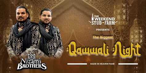 MS Nizami Brothers Live at Weekend Studfarm music-shows Event Tickets ...