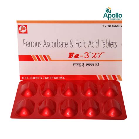 FE-3 XT Tablet 10's Price, Uses, Side Effects, Composition - Apollo ...