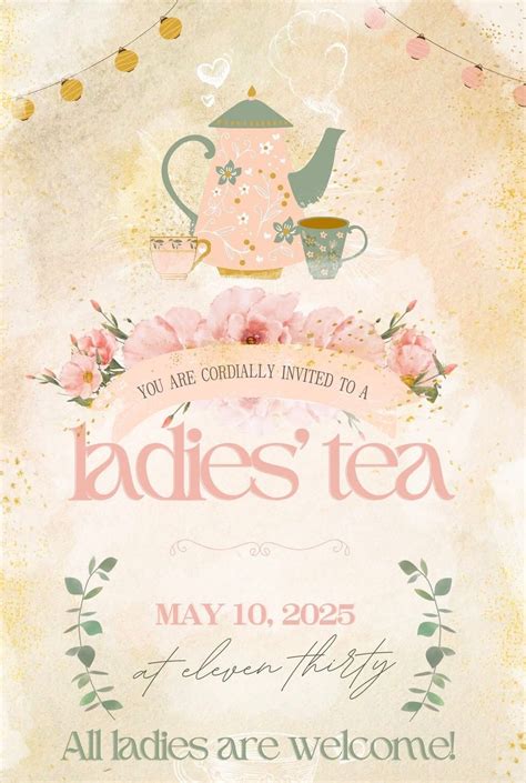 ?Ladies’ Tea?, 11725 Veterans Memorial Hwy, Reedsville, WV, 10 May 2025 ...